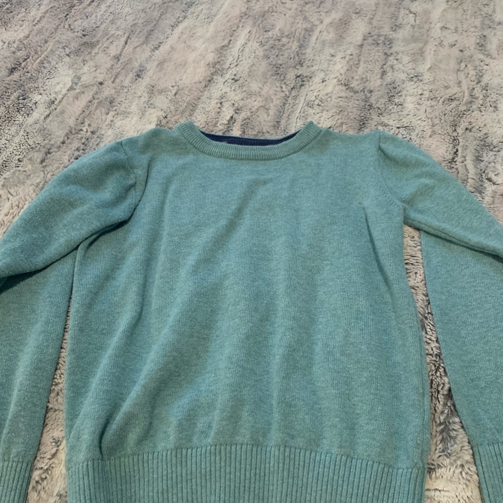Blue cardigan
